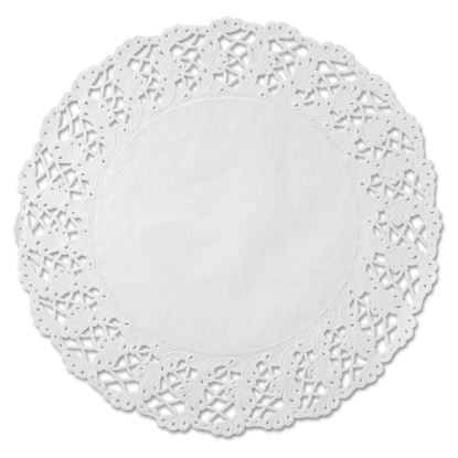 Kenmore Lace Doilies, Round, 16.5", White, 500/Carton1