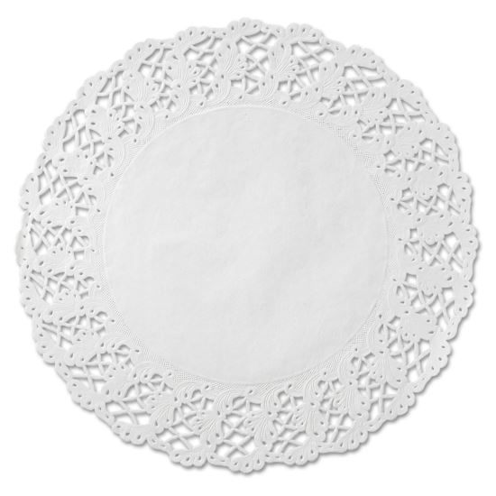 Kenmore Lace Doilies, Round, 16.5", White, 500/Carton1