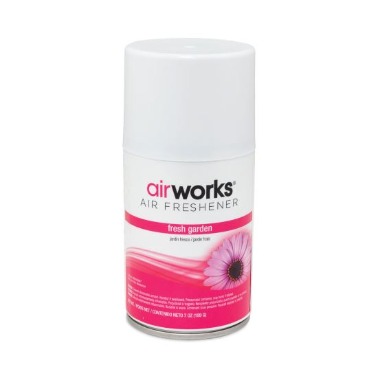 AirWorks Metered Aerosol Spray, Fresh Garden, 7 oz, 12/Carton1