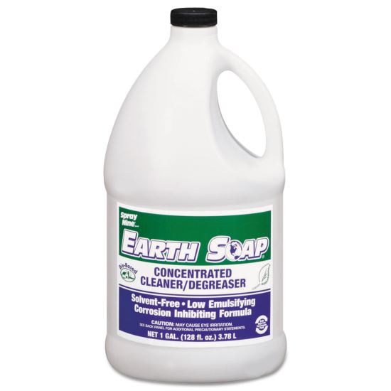 Earth Soap Concentrated Cleaner/Degreaser, 1 gal Bottle, 4/Carton1