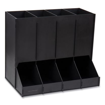 Anchor Collection 4-Compartment Single Serve Pod Countertop Dispenser, 14.25 x 9 x 12.15, Black1