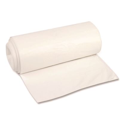 High-Density Can Liners, 45 gal, 12 mic, 40 x 48, Natural, Perforated Roll, 250/Carton1