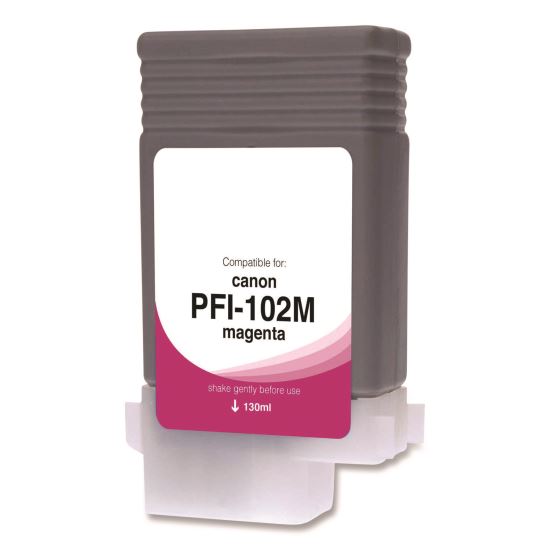 Compatible Magenta Ink, Replacement for PFI-102 (0897B001), 130 mL1