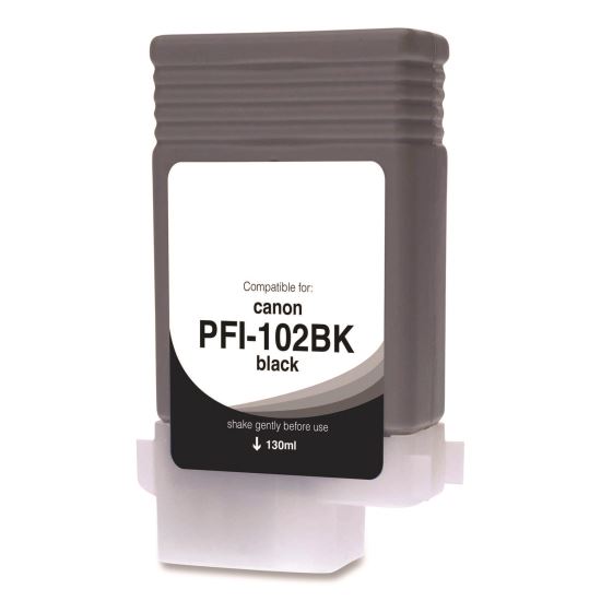 Compatible Photo Black Ink, Replacement for PFI-102 (0895B001AA), 130 mL1