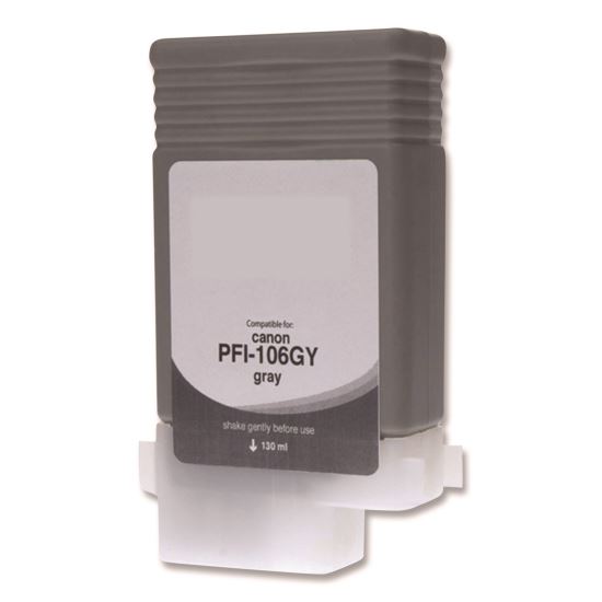 Compatible Gray Ink, Replacement for PFI-106 (6630B001AA), 130 mL1