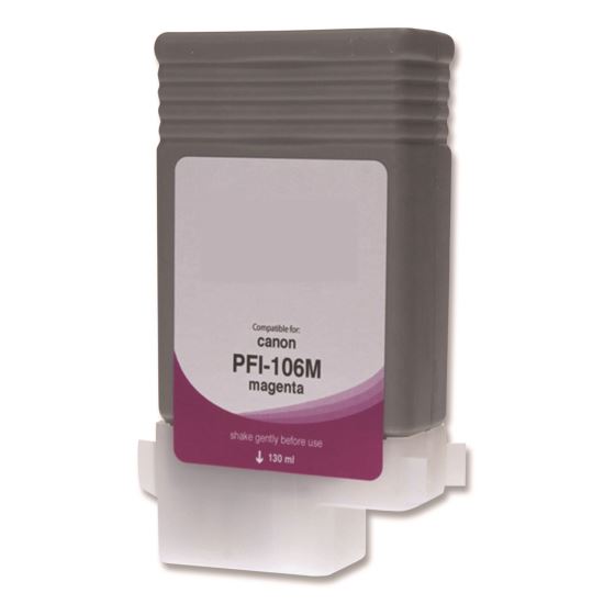 Compatible Magenta Ink, Replacement for PFI-106 (6623B001AA), 130 mL1