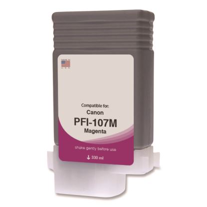 Compatible Magenta Ink, Replacement for PFI-107 (6707B001AA), 130 mL1