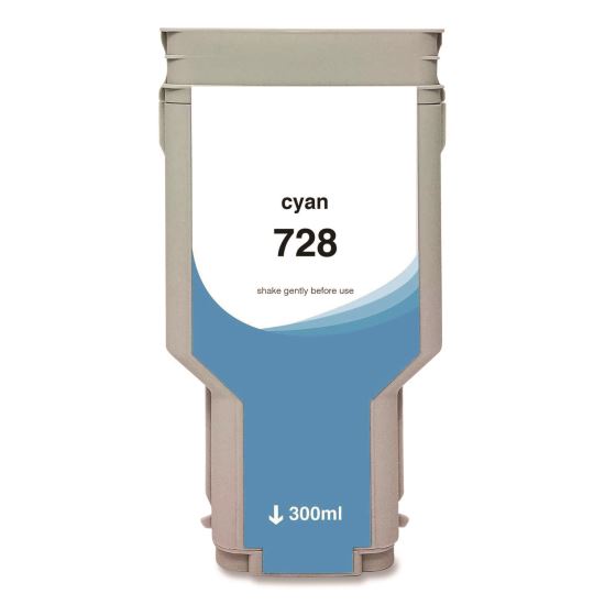 Compatible Cyan Ink, Replacement for 728 (F9K17A), 300 mL1