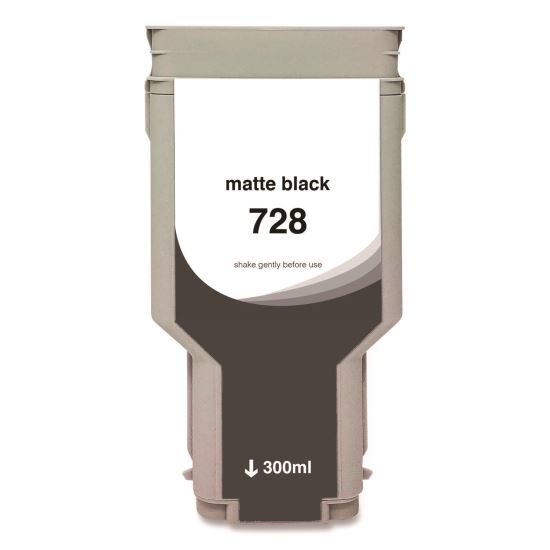 Compatible Matte Black Ink, Replacement for 728 (F9J68A), 300 mL1