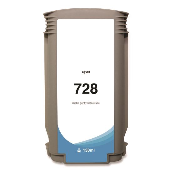 Compatible Cyan Ink, Replacement for 728 (F9J67A), 130 mL1