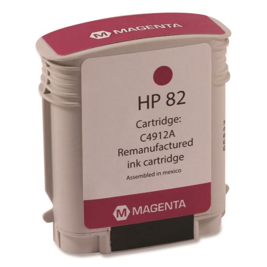 Remanufactured Magenta High-Yield Ink, Replacement for 82 (C4911A), 69 mL1