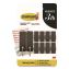 Limited Edition Hooks and Clips, Soot, 3 lb Capacity, 2 Hooks, 8 Clips and 12 Strips/Pack1