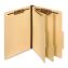Manila Top Tab Classification Folders, 1.75" Expansion, 2 Dividers, 6 Fasteners, Letter Size, Manila Exterior, 10/Box1