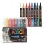 Water-Based Paint Markers, Extra-Fine Bullet Tip, Assorted Colors, 8/Pack1