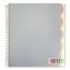 Noted Five-Subject Spiral Notebook, Medium/College Rule, Randomly Assorted Cover Color, (150) 11 x 8.5 Sheets1