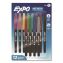 Wet Erase Markers, Fine Needle Tip, Assorted Colors, 12/Pack1