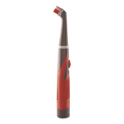 Multi-Purpose Cordless Battery Power Scrubber, Red/White Nylon Bristles, 12.68" Brush, 7" Red/Black Handle1