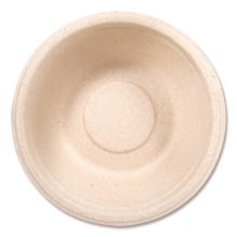 Compostable Molded Fiber Dinnerware, ProPlanet Seal, Bowl, 12 oz, Natural, 1,000/Carton1