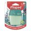 Shaker Two-Hole Canister Pencil Sharpener, 3.74 x 1.02 x 4.92, Randomly Assorted Color1