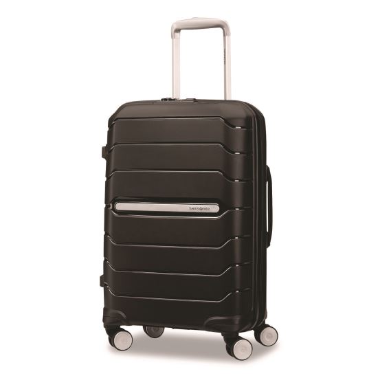 Freeform Hard Side Carry-On Suitcase, Four-Wheeled Spinner, 15.25 x 10 x 21.25, Black1