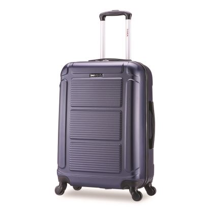 Pilot Hard Side Carry-On Suitcase, Four-Wheeled Spinner, 16.34 x 10.24 x 25.39, Blue1