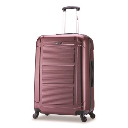 Pilot Hard Side Carry-On Suitcase, Four-Wheeled Spinner, 16.34 x 10.24 x 25.39, Wine1