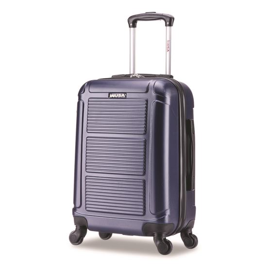 Pilot Hard Side Carry-On Suitcase, Four-Wheeled Spinner, 14.37 x 8.86 x 21.46, Blue1