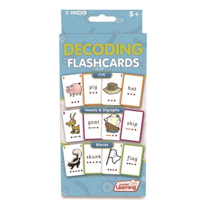 Decoding Flashcards, 3 Decks, Ages 5 and Up1