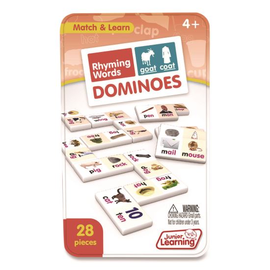 Rhyming Words Dominoes, Ages 4 to 101