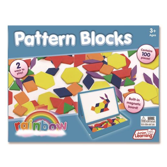 Rainbow Pattern Blocks, Ages 3 to 41