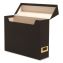 Flip Top File Box, Letter Files, 13 x 3.7 x 10, Charcoal1