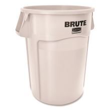 Brute Container, 44 gal, Plastic, White1