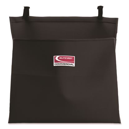 Amenity Bag for Suncast Commercial Full-Size and Compact-Size Housekeeping Carts, 2 gal, 19.5" x 1.51" x 21.36", Black1