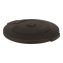 Utility Trash Can Lid for 32 gal Trash Can, 22.22" Diameter x 3", Black1
