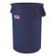 Injection Molded Utility Trash Can, 44 gal, Plastic/Resin, Blue1