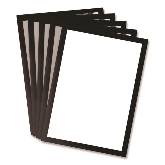 SOLO Magnetic Frame, 8.5 x 11 Insert, Black Frame, 5/Pack1