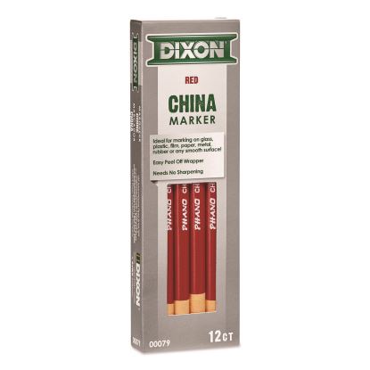 China Marker, Red, 12/Pack1