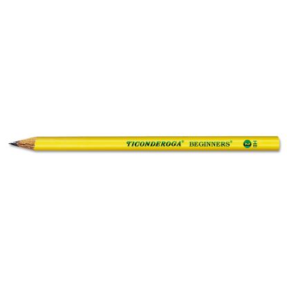 Ticonderoga Beginners Woodcase Pencil with Microban, HB (#2), Black Lead, Yellow Barrel, Dozen1