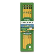 Ticonderoga Laddie Woodcase Pencil with Microban, HB (#2), Black Lead, Yellow Barrel, 12/Pack1