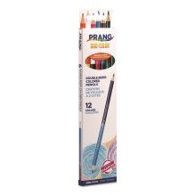 Duo-Color Colored Pencil Sets, 3 mm, 2B (#2), Assorted Lead, Assorted Barrel, 6/Pack1