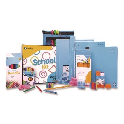 Back to School Supplies Kit for Grades K-5, Blue1