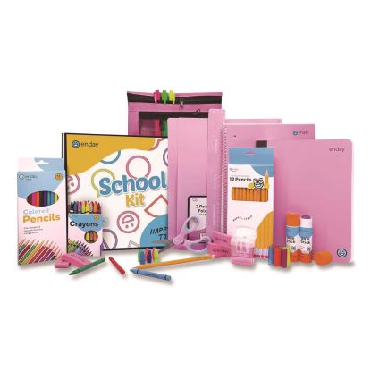 Back to School Supplies Kit for Grades K-5, Pink1