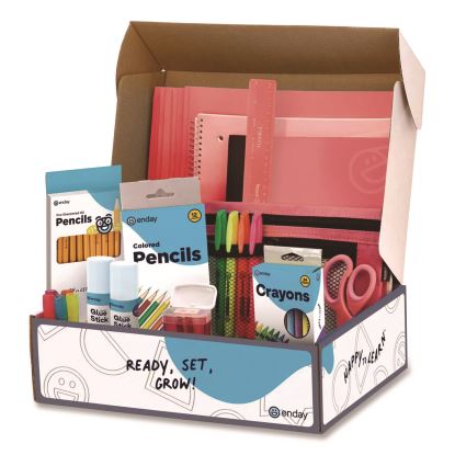 Back to School Supplies Kit for Grades K-5, Red1