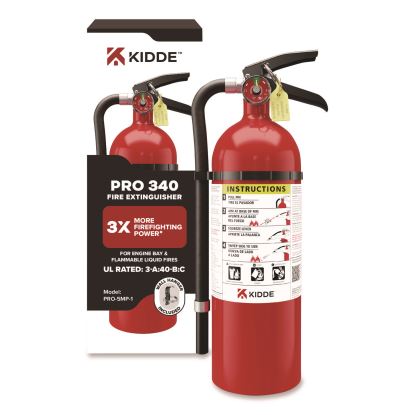 Pro-5MP Series Fire Extinguisher, with Wall Hanger, 3-A, 40-B:C, 5.5 lbs1