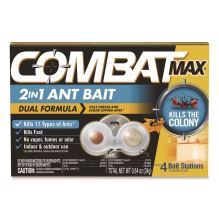 Max 2-in-1 Ant Bait, 0.84 oz, 4 Bait Stations1