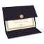 Tri-Fold Certificate Holder, 9.25 x 12.5, Navy Blue, 5/Pack1