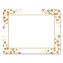 Award Certificates, 8.5 x 11, White with Gold/White Star Border, 25/Pack1