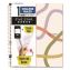 Simple Waves Organic Lines Notebook w/ Study App, 1-Subject, Med/College Rule, Assorted Cover Color (80) 11 x 8.5 Sheets1
