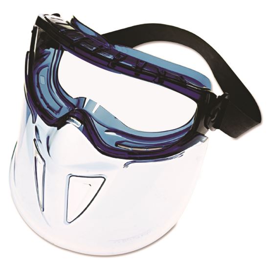 V90 Series Face Shield, Blue Frame, Clear Lens1