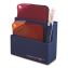 VersaNotes Desk Organizer, 3 Compartments, 4.7 x 0.4 x 2.05, Blue, Plastic1